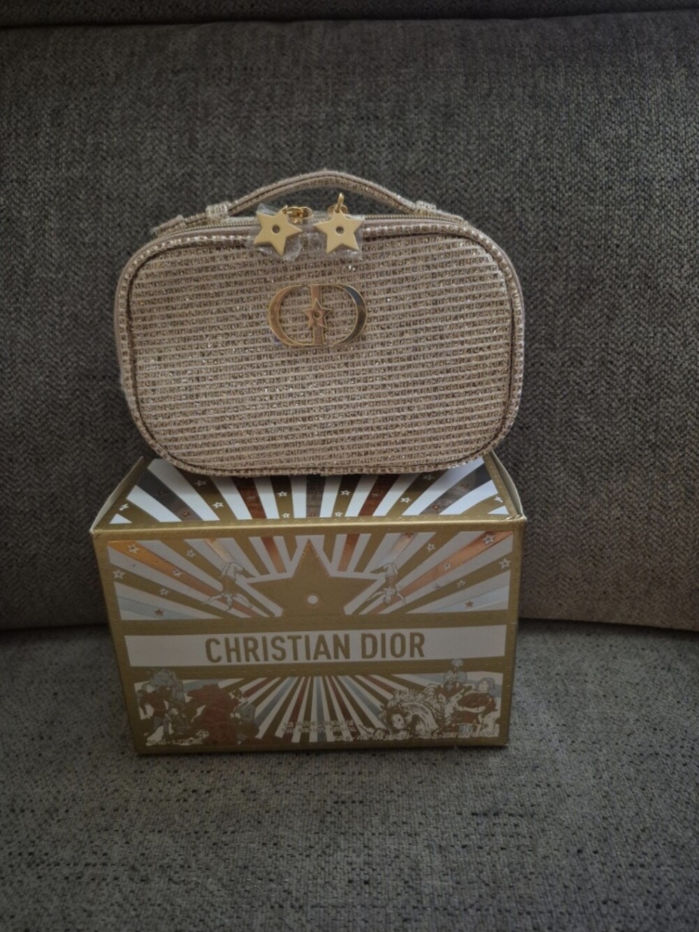 Dior Le Rituel Beaute Gold Holiday 2025 Makeup Bag